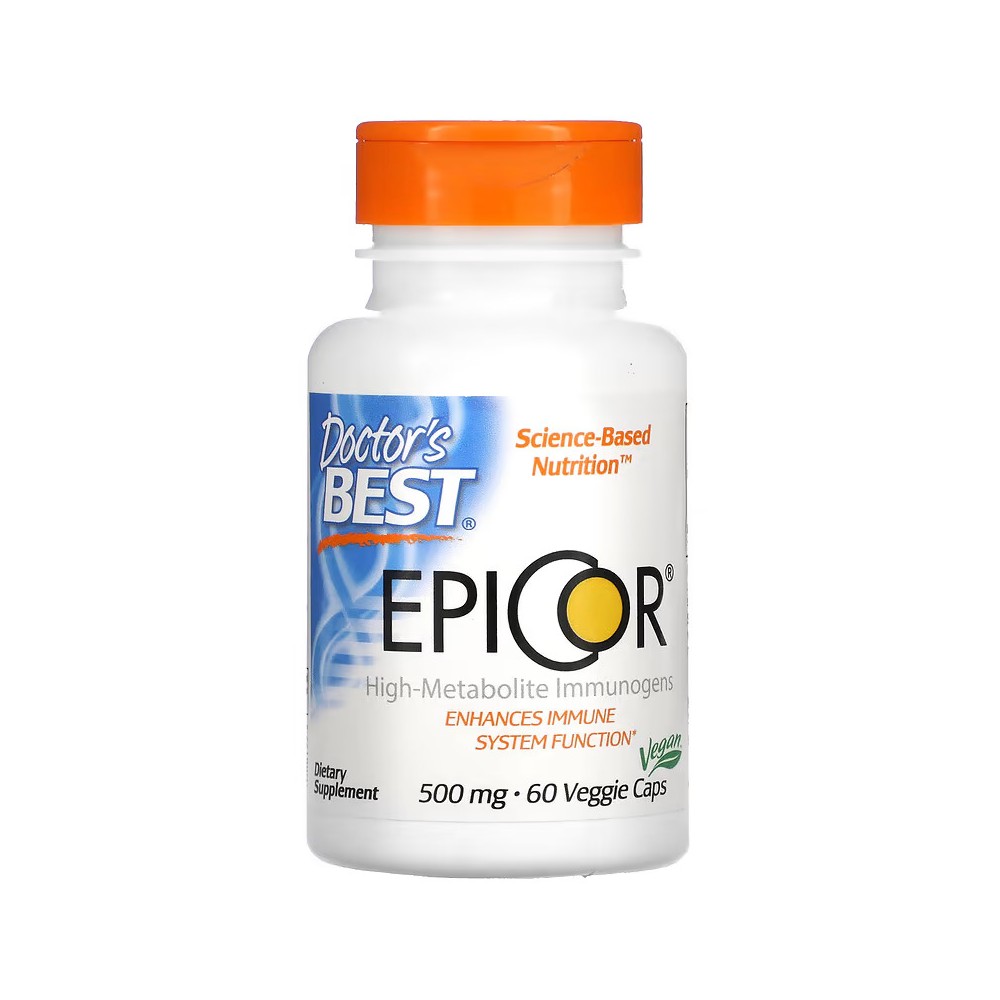 EpiCor, 500 mg, 60 cápsulas vegetales de Doctor's Best DOCTOR'S BEST DRB-00177 Sistema inmunitario salud.bio