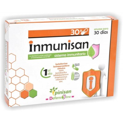 Inmunisan 30 cápsulas (Defens line) de Pinisan Pinisan 106.00094 Sistema respiratório salud.bio