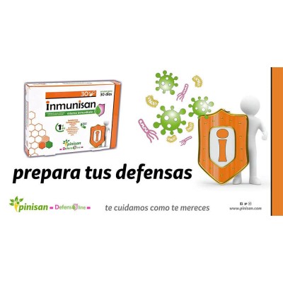 Inmunisan 30 cápsulas (Defens line) de Pinisan Pinisan 106.00094 Sistema respiratório salud.bio