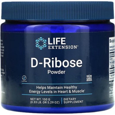 D-Ribose Nicotinamide Riboside en polvo 180g de Life Extension Life Extension LEX-97215 Patologías e indicaciones salud.bio