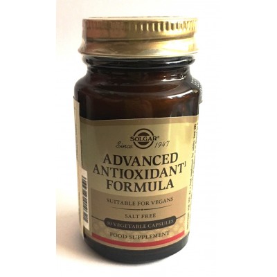 Formula Antioxidante Avanzada, Cápsulas Vegetales de Solgar Solgar  Antioxidantes salud.bio