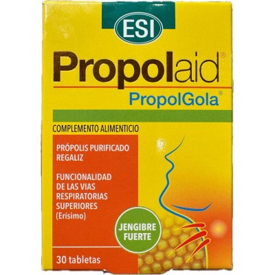 Propolaid Propolgola Jengibre 30 Comprimidos de ESI® ESI ESI-21011250 Acción benéfica garganta y pecho salud.bio