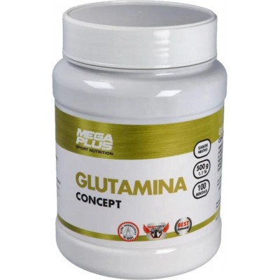 Glutamina Micronizada (serie Concept) 500g de Megaplus Megaplus 142025 Suplementos Deportivos (Complementos Alimenticios) sal...