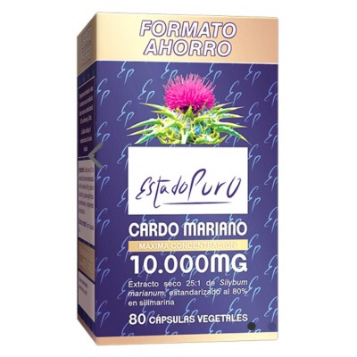 Cardo Mariano 10000mg 80 Cápsulas de Estado Puro Tongil M90 Higado y sistema hepatobiliar salud.bio
