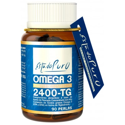 Omega 3 2400-TG 90 Perlas de Estado Puro - Tongil Tongil M30 Sistema cardiovascular salud.bio