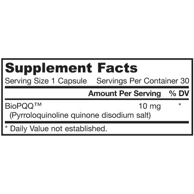 PQQ (pirroloquinolina quinona), de Jarrow Formulas Jarrow Formula  Antioxidantes salud.bio
