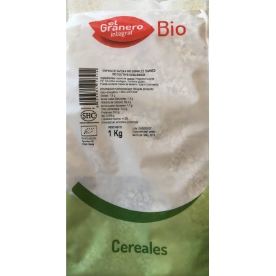 Copos de Avena Suaves BIO 1Kg el Granero El Granero  Alimentación salud.bio