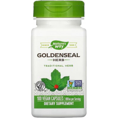 Sello de oro, 400 mg, 100 cápsulas vegetales de Nature's Way Nature`s Way NWY-13700 Sistema inmunitario salud.bio