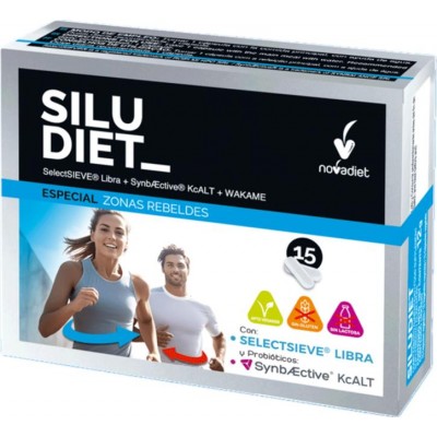 SILUDIET zonas rebeldes 15 cápsulas de Novadiet Novadiet NOV-56131 Control de Peso salud.bio