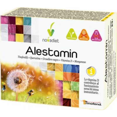Alestamin ALERGIAS (Sustituto de Alequer) con quercetina 30 Cápsulas de Novadiet Novadiet NOV-52093 Sistema inmunitario salud...