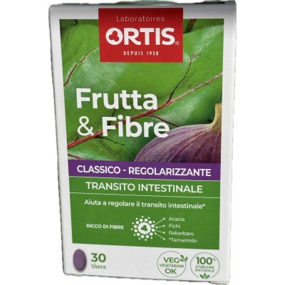 Frutas y Fibras Clásico 30 comprimidos de Ortis Laboratorio Ortis ORT-89062 Laxantes salud.bio
