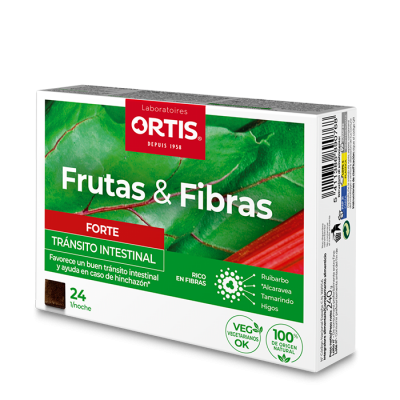 Frutas y Fibras FORTE 24 comprimidos de Ortis Laboratorio Ortis ORT-89064 Laxantes salud.bio