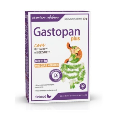 Gastopan PLUS 30 comprimidos de Dietmed Dietmed DIE-10673 Ayudas aparato Digestivo salud.bio