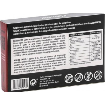 Plamepil Forte (Cabello, Piel y Uñas) de Plameca Plameca PLA-460300 Piel, Cabello y Uñas, Complementos y Vitaminas salud.bio