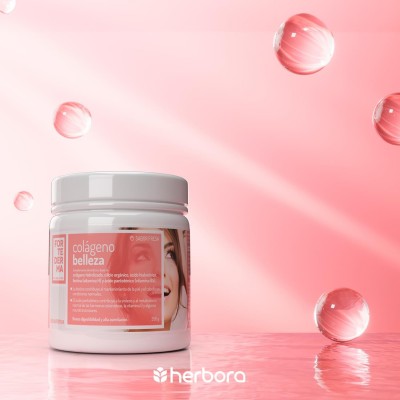 Colágeno Belleza 350g sabor fresa de herbora Herbora H10402 Nutricosmética salud.bio