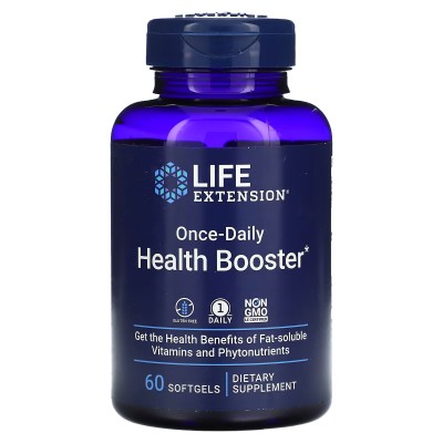 Refuerzo para la salud una vez al día, 60 cápsulas blandas de Life Extension Life Extension LEX-22916 Antioxidantes salud.bio