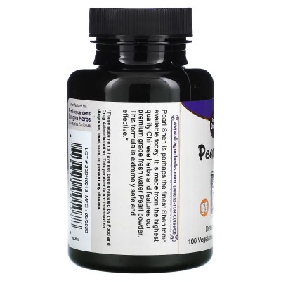 Pearl Shen, 500 mg, 100 cápsulas vegetales de Dragon Herbs Dragon Herbs DRA-00107 Antioxidantes salud.bio