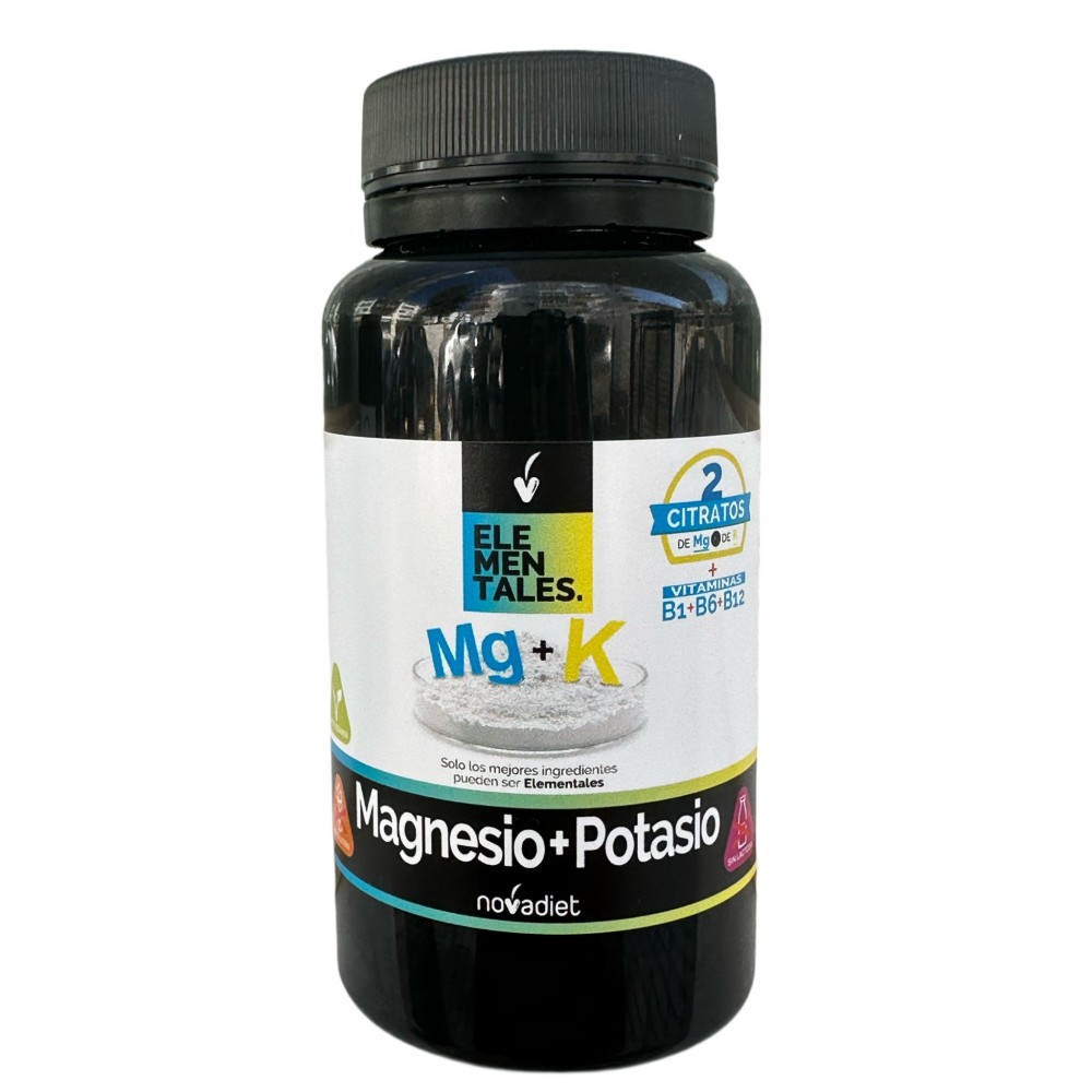 Magnesio + Potasio + B1, B6, B12, 60 comprimidos de Novadiet Novadiet NOV-53539 Articulaciones, Huesos, Tendones y Musculos, ...