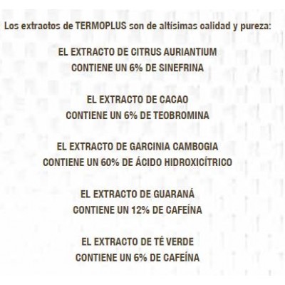 Termoplus competición (termogénico) 90 Cápsulas de Megaplus Megaplus MEG-06285 Control de Peso salud.bio