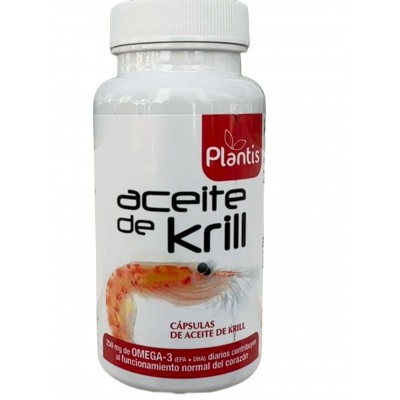Aceite de Krill 500mg 90Cap. de plantis Artesania Agrícola PLA-03784 Ayudas niveles Colesterol y Trigliceridos salud.bio
