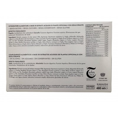 AMARO GLICE-MECH 16 Sticks de 30ml de La Decottopia de Gianluca Mech GIANLUCA MECH GIA-07938 Ayuda Glucemia y Diabetes salud.bio