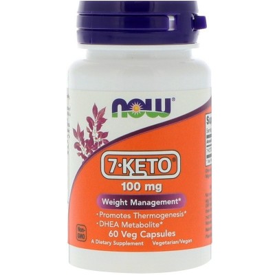 7-KETO, 100 mg, 60 cápsulas vegetales de Now Foods NOW Foods NOW-03013 Termogénicos, Energético (Activadores Metabólicos) sal...