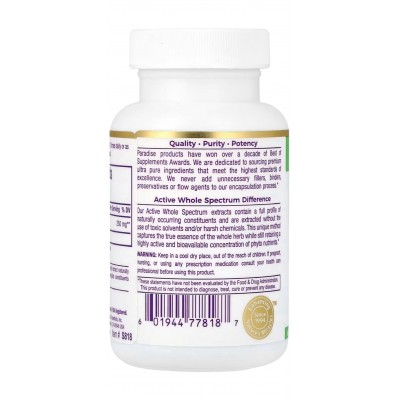 Extracto de shilajit, 60 cápsulas vegetales de Paradise Herbs Paradise PAR-77818 Suplementos Deportivos (Complementos Aliment...