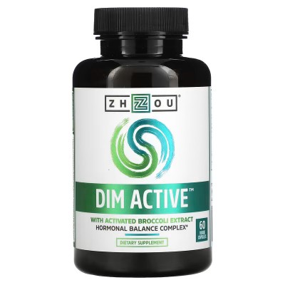 DIM Di-indolyl Methane Active, Complejo de equilibrio hormonal, 60 cápsulas vegetales de Zhou Nutrition ZHOU ZHO-00607 Suplem...
