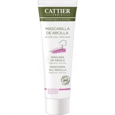 CATTIER Mascarilla Arcilla Rosa (Piel sensible) 1 Cattier CAT-02465 Cosmética Natural salud.bio