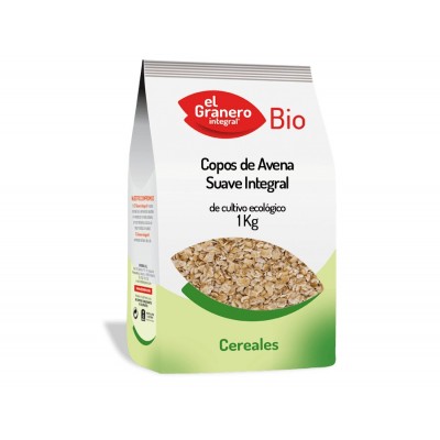 Copos de Avena Suaves BIO 1Kg el Granero El Granero  Alimentación salud.bio