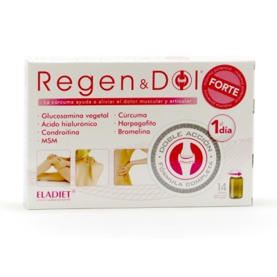 Regen & Dol (REGENDOL) forte de Eladiet ELADIET Elaborados Dieteticos, s.a. PA.FE.REG.FOR.VI.13 Articulaciones, Huesos, Tendo...