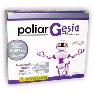POLIAR GESIC Huesos y Articulaciones (Formula reforzada) 30 Cápsulas de PINISAN Pinisan 10600086 Articulaciones, Huesos, Tend...