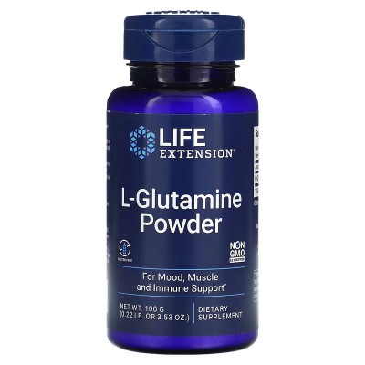 L-glutamina en polvo, 100 g (3,53 oz) de Life Extension Life Extension LEX-14110 Suplementos Deportivos (Complementos Aliment...