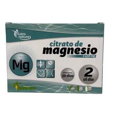 CITRATO de MAGNESIO 60 comprimidos de Pinisan Pinisan PIN-00849 Suplementos Minerales  salud.bio
