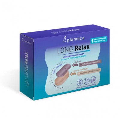 Long relax 30 comprimidos bicapa (adaptógenos) de Plameca Plameca PLA-84612 Estados emocionales, ansiedad, estrés, depresión,...